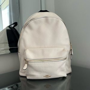 coach leather backpack
